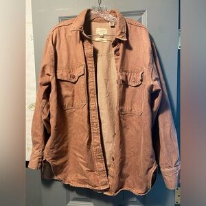 Jean oversized shacket